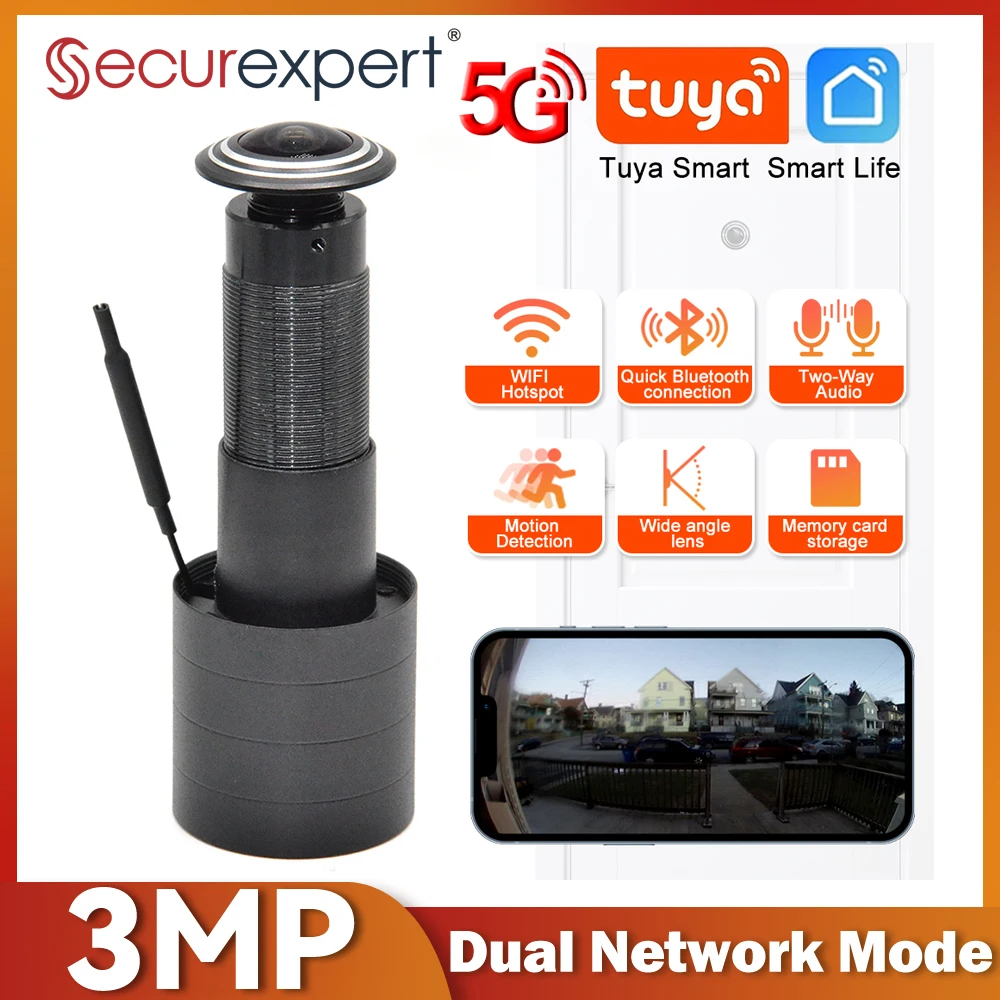 Smart Home Camera Ezviz - Caméra de visionneuse de porte WiFi