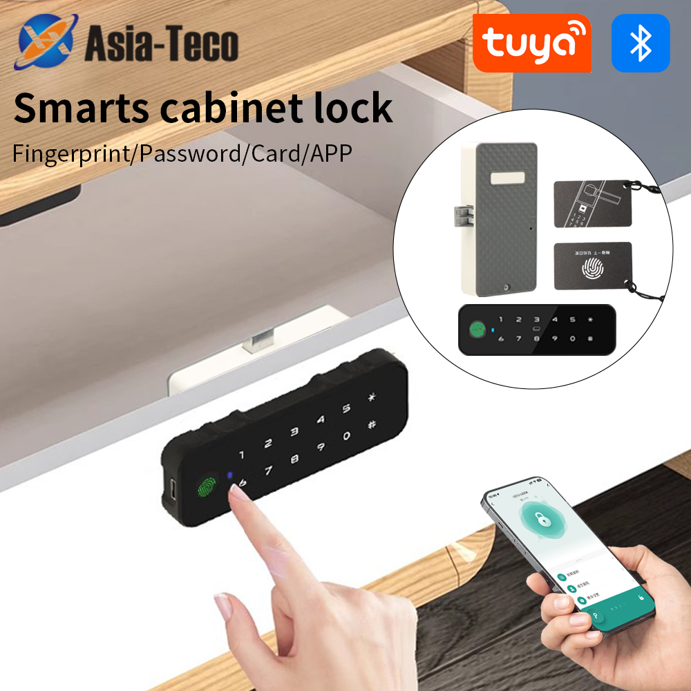 Smart Home Key - Tuya – armoire intelligente en bois,