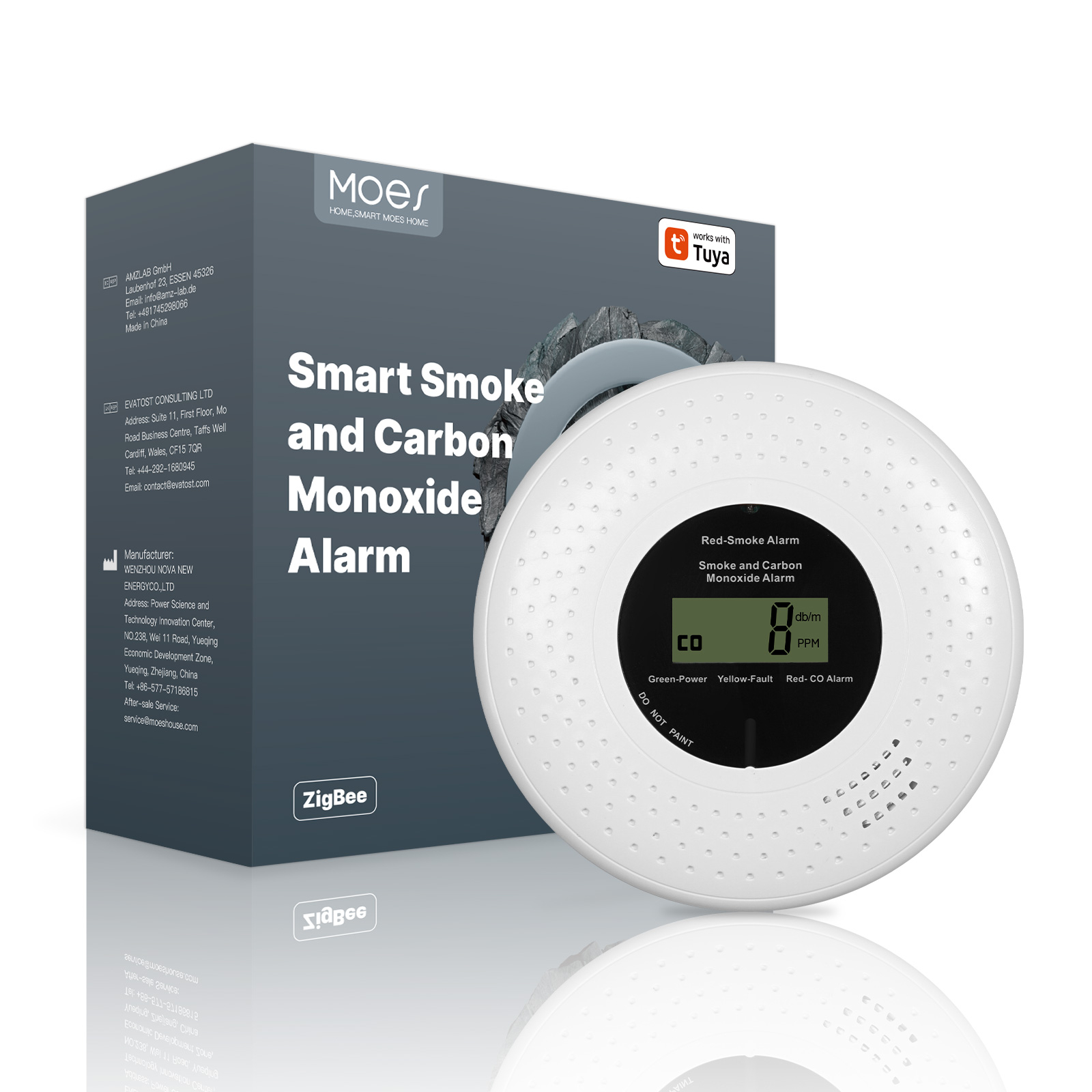 Smart Smoke Detector - Détecteur intelligent Zigbee de fumée et