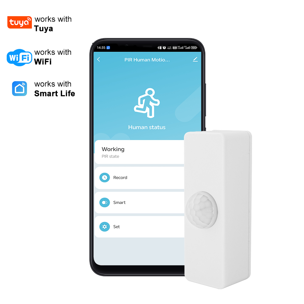 Smart Home Wiser - Détecteur de mouvement PIR intelligent Tuya,