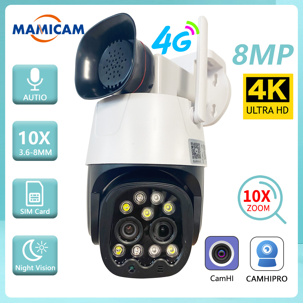 Smart Home Camera Ezviz - Caméra IP Wifi/4G carte Sim extérieure
