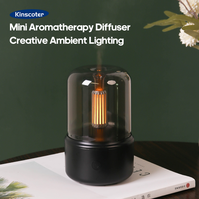 Smart Home Fragrance Diffuser - Diffuseur d'arômes vintage avec veilleuse, mini