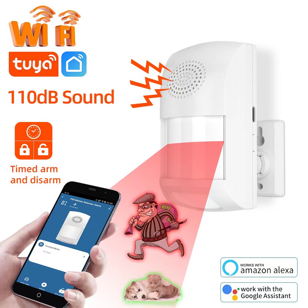 Smart Home Wiser - Tuya WiFi maison intelligente capteur d'alarme