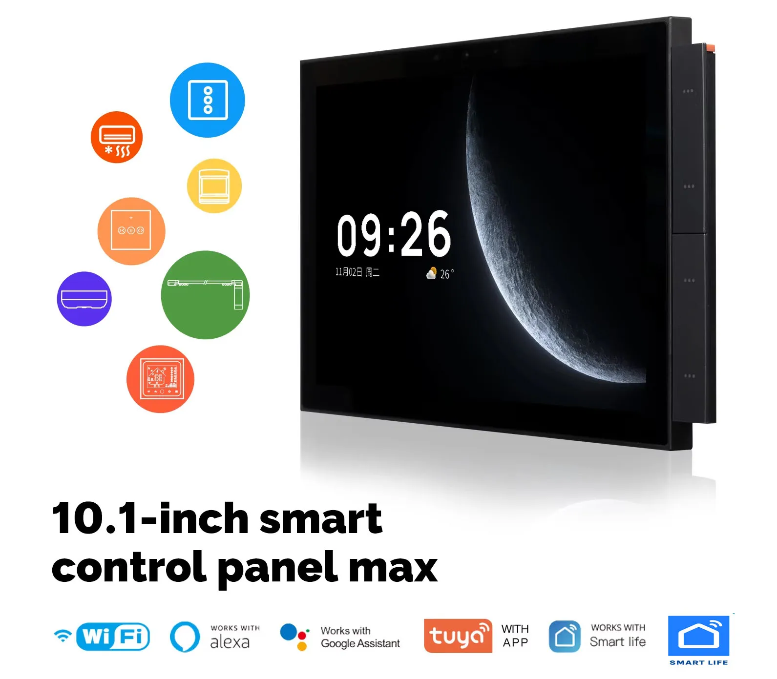 Smart Home Knx System - Écran tactile numérique intelligent WiFi 10A