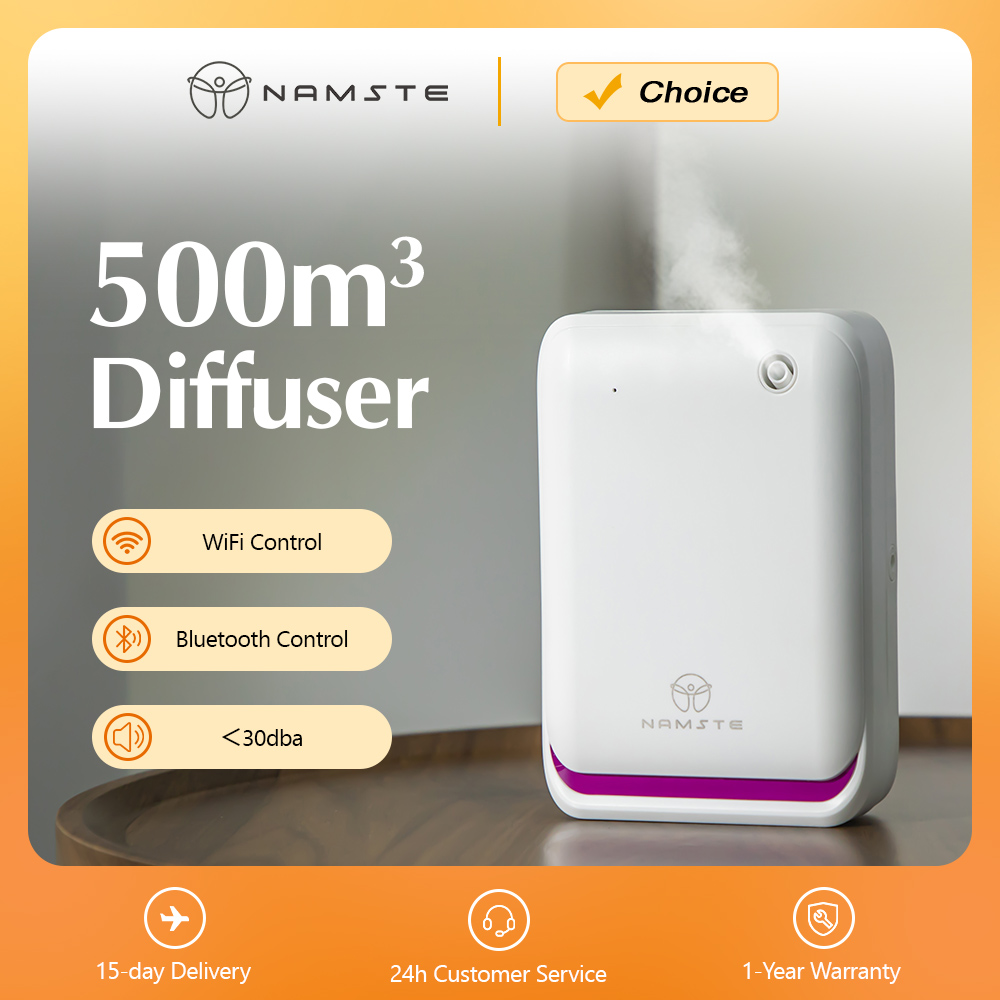 Smart Home Fragrance Diffuser - NAMSTE 500m3 grande pièce Machine d'aromathérapie