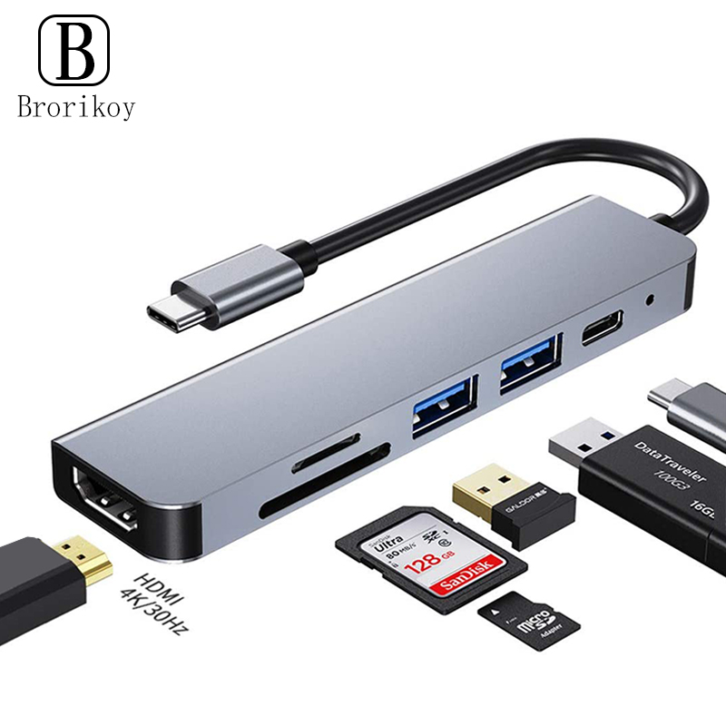 Smart Home Hub - Station d'accueil PD Type C 6