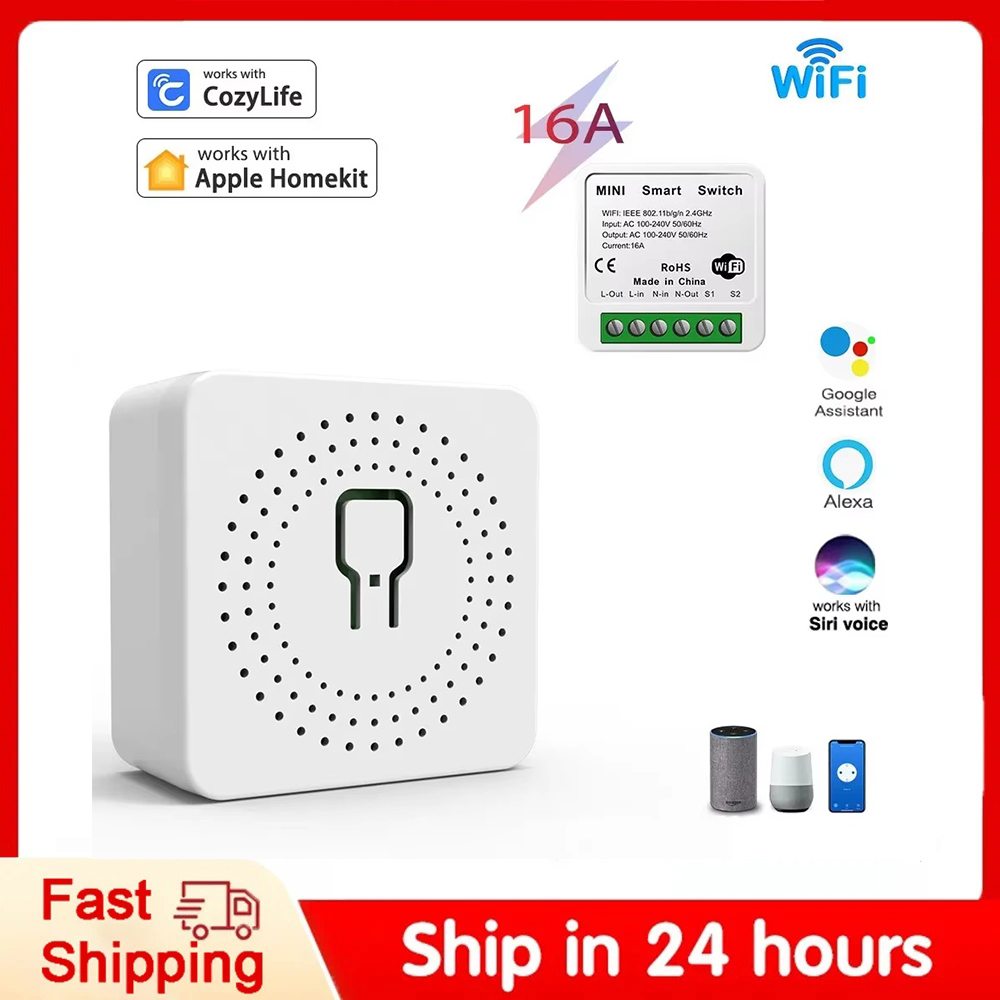 Smart Home Apple - Mini disjoncteur de relais Wifi intelligent,