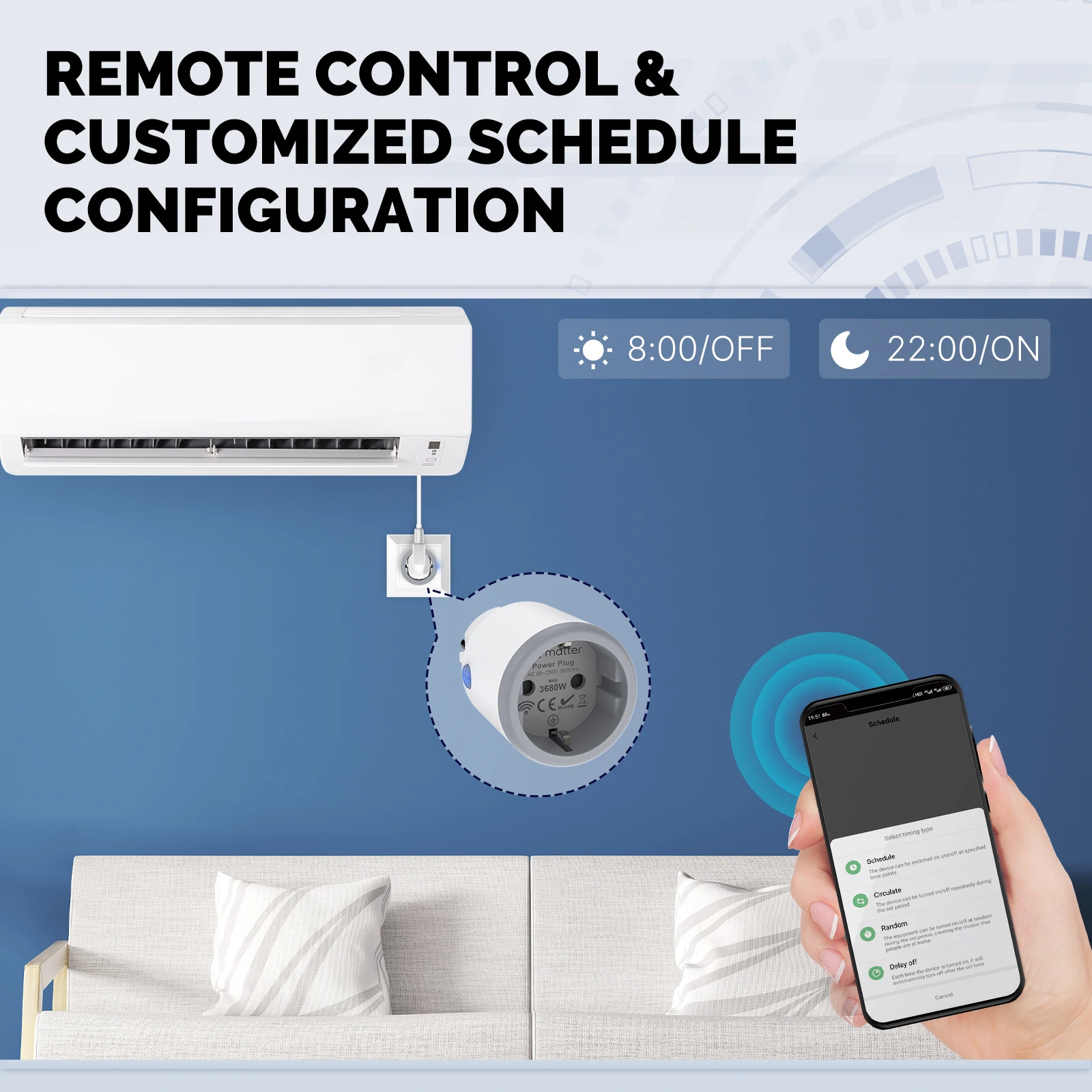 MOES-Prise WiFi intelligente E - Smart Home Apple avis et prix