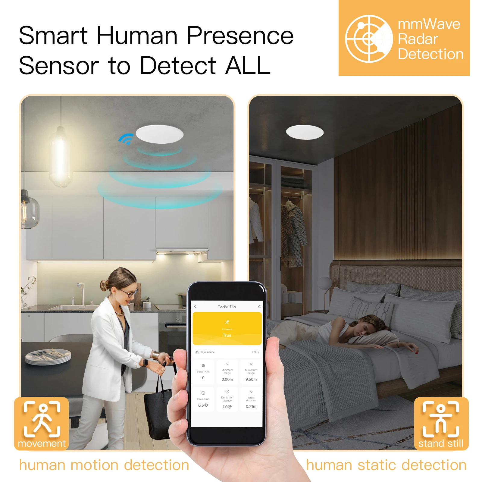 Tuya-Détecteur de Présence Hum - Smart Home Hub avis et prix