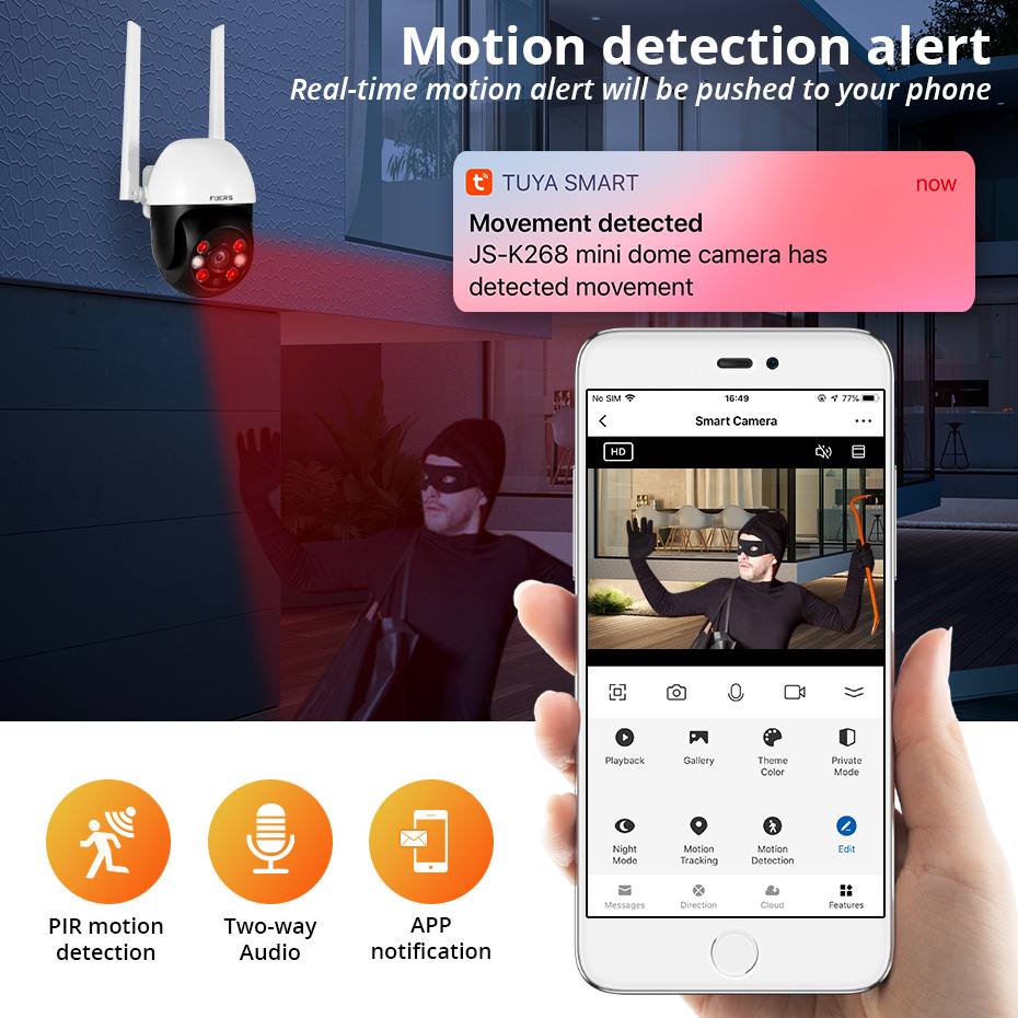 Caméra IP Fuers 8MP 4K pour ex - Smart Home Camera Ezviz avis et prix