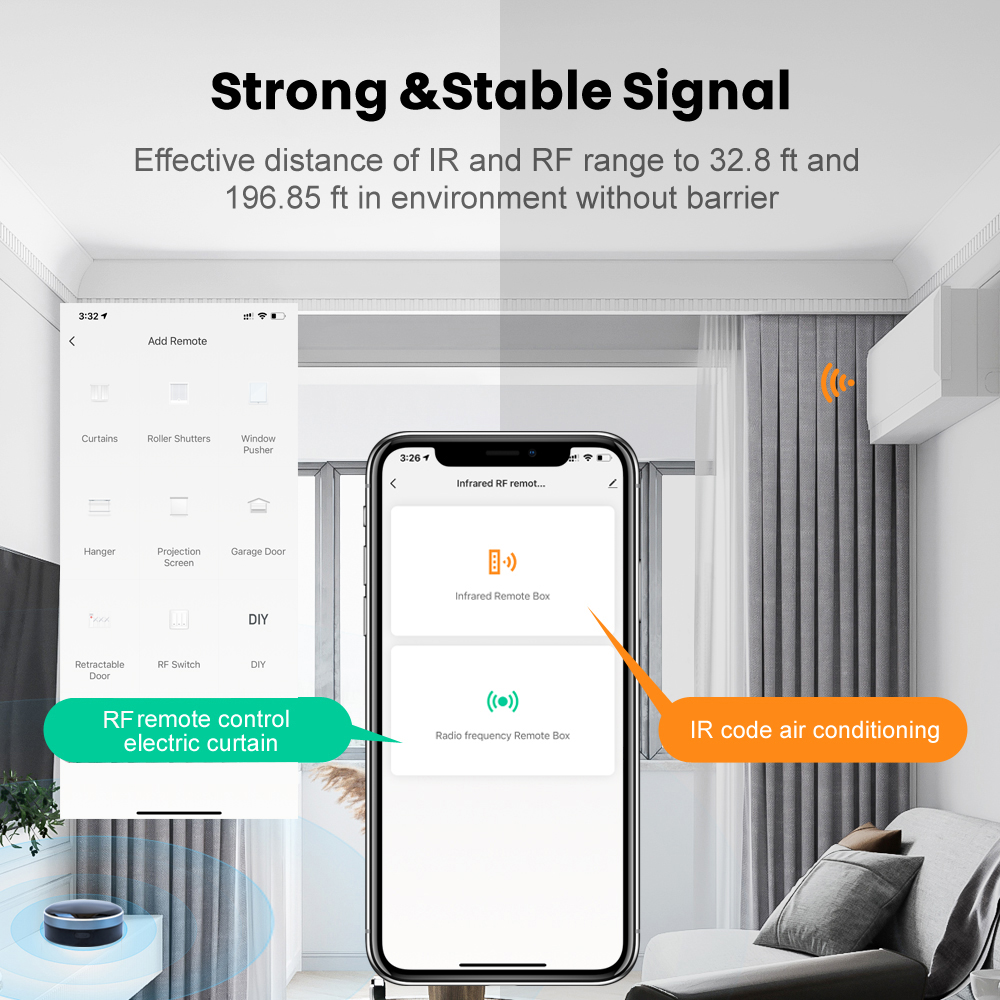 Tuya IR RF 433/315 télécommand - Smart Home Apple avis et prix