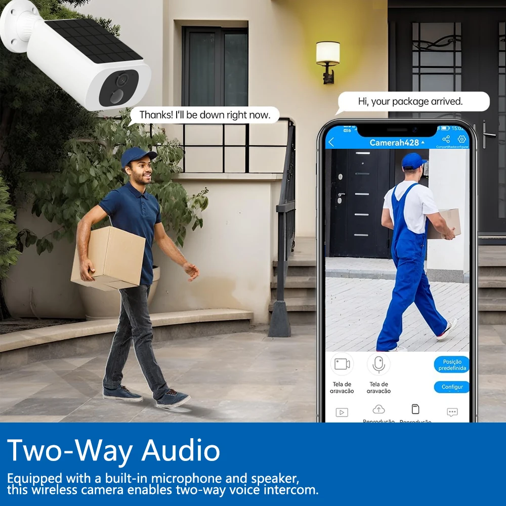 Caméra solaire sans fil 5MP Tu - Smart Home Wiser avis et prix