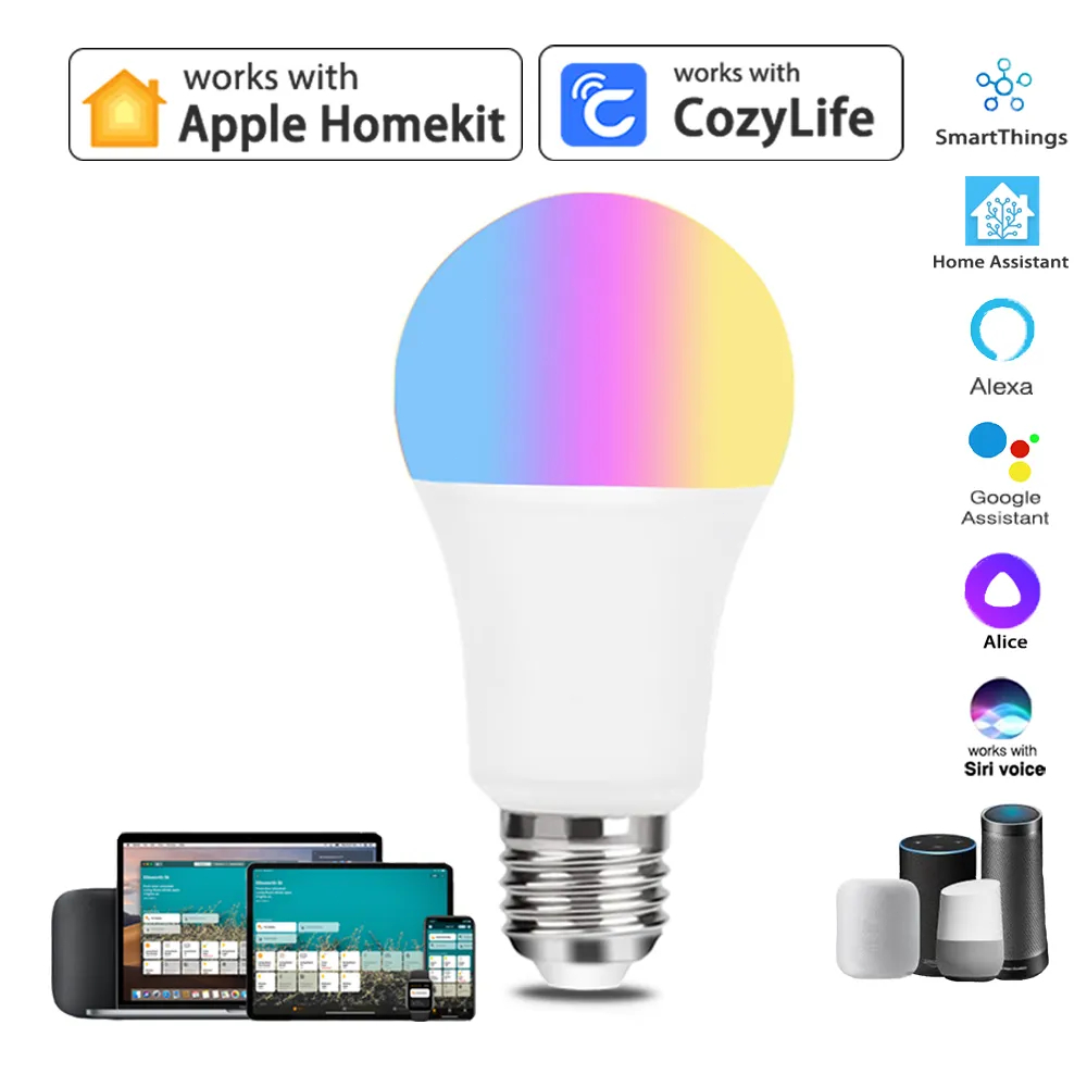 9W WiFi Homekit lampe E27 LED  - Smart Home Apple avis et prix