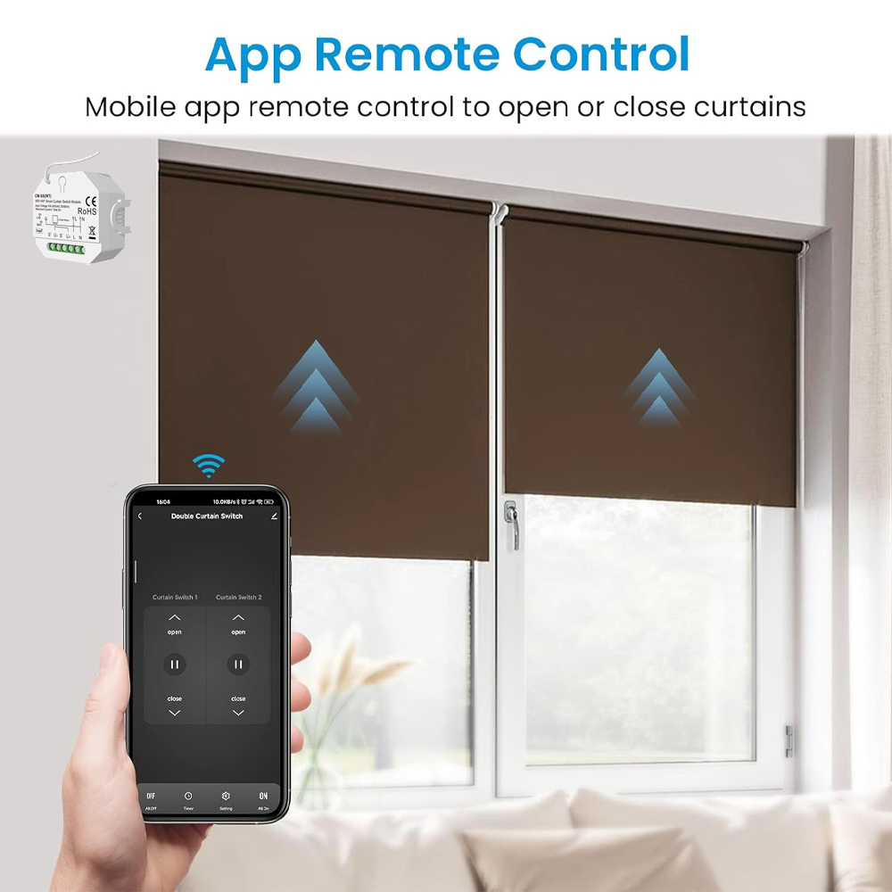 Interrupteur de rideau intelli - Smart Home Voice Control avis et prix