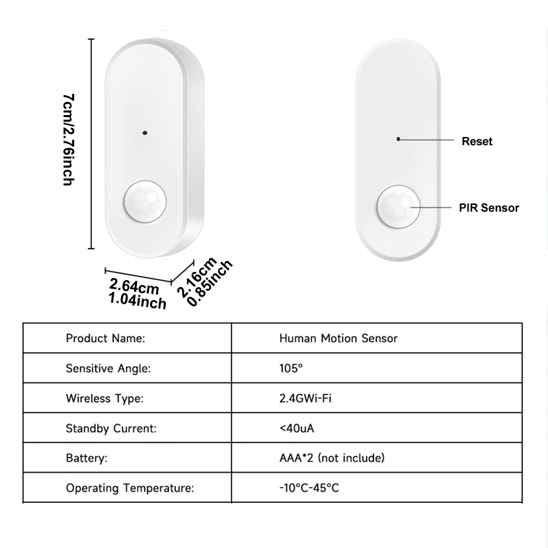 Tuya – capteur de mouvement PI - Smart Home Wiser avis et prix