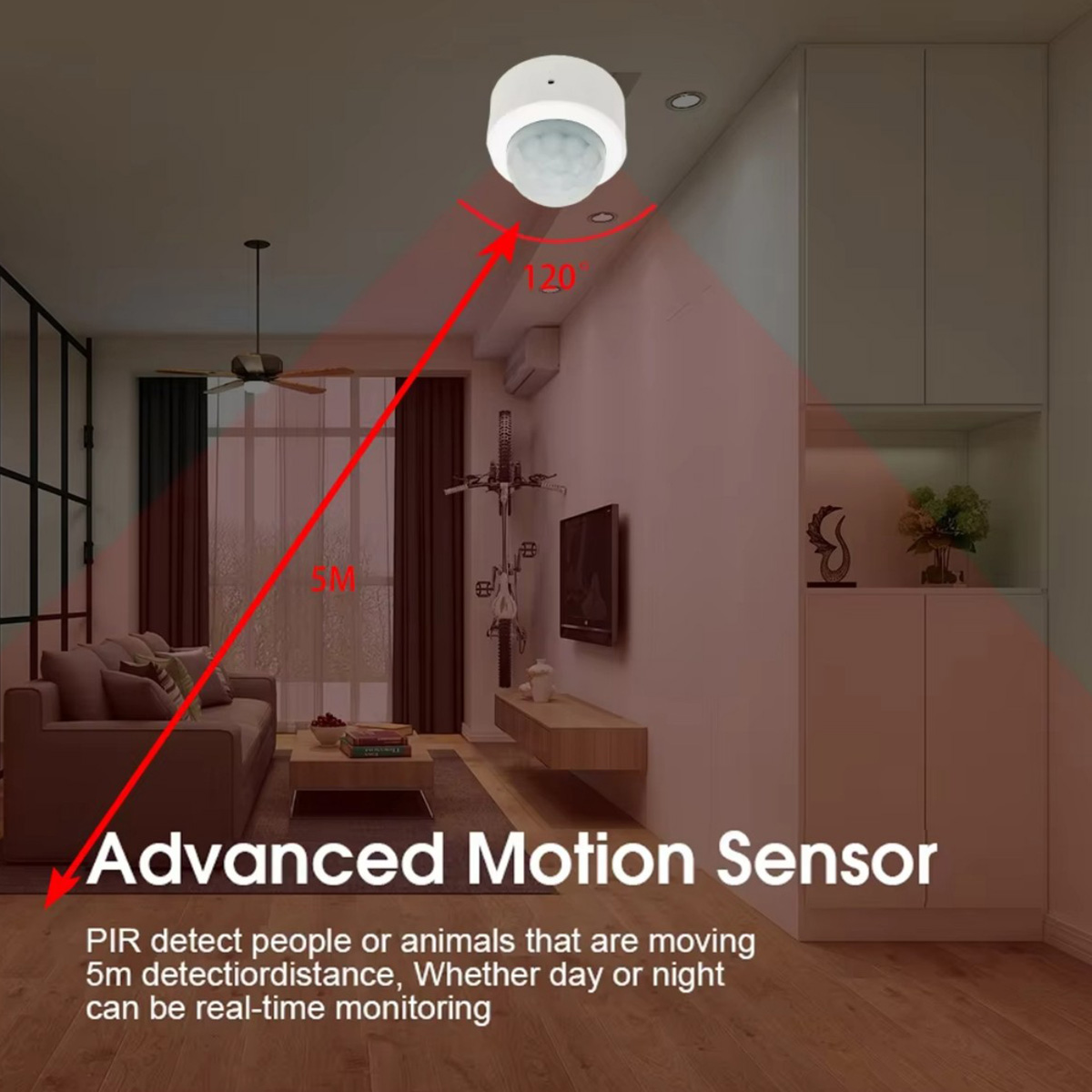 Mini capteur de mouvement huma - Smart Home Wiser avis et prix