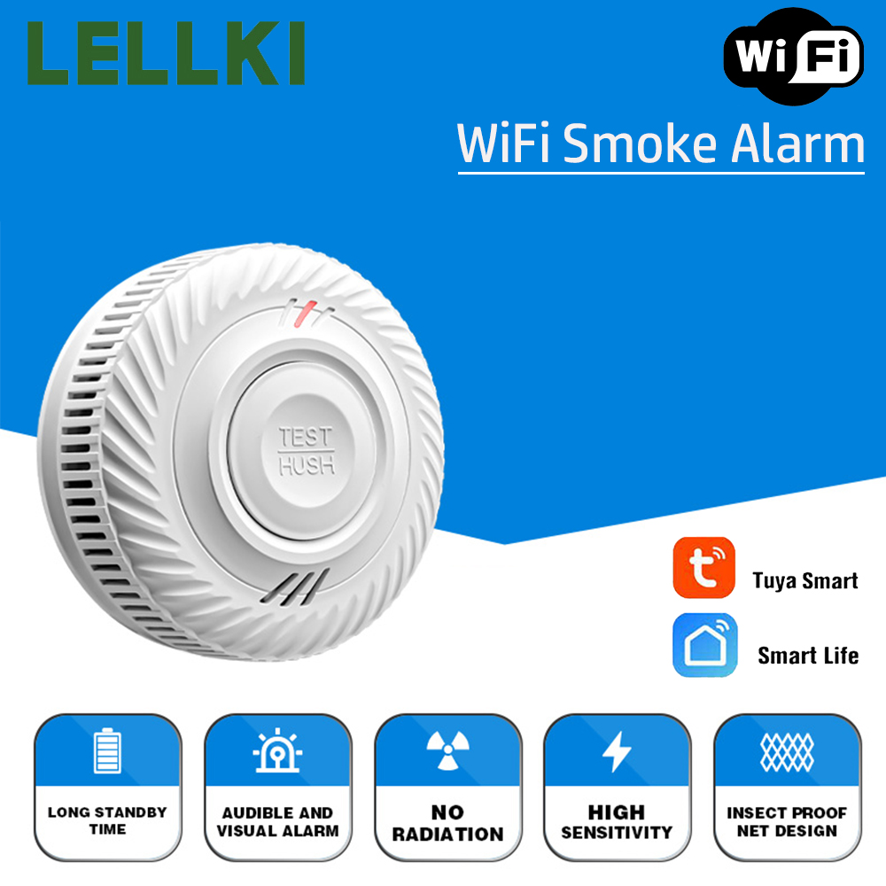 Détecteur de fumée WiFi LELLKI - Smart Smoke Detector avis et prix