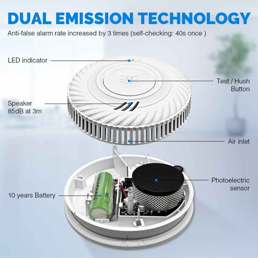Détecteur de fumée WiFi LELLKI - Smart Smoke Detector avis et prix